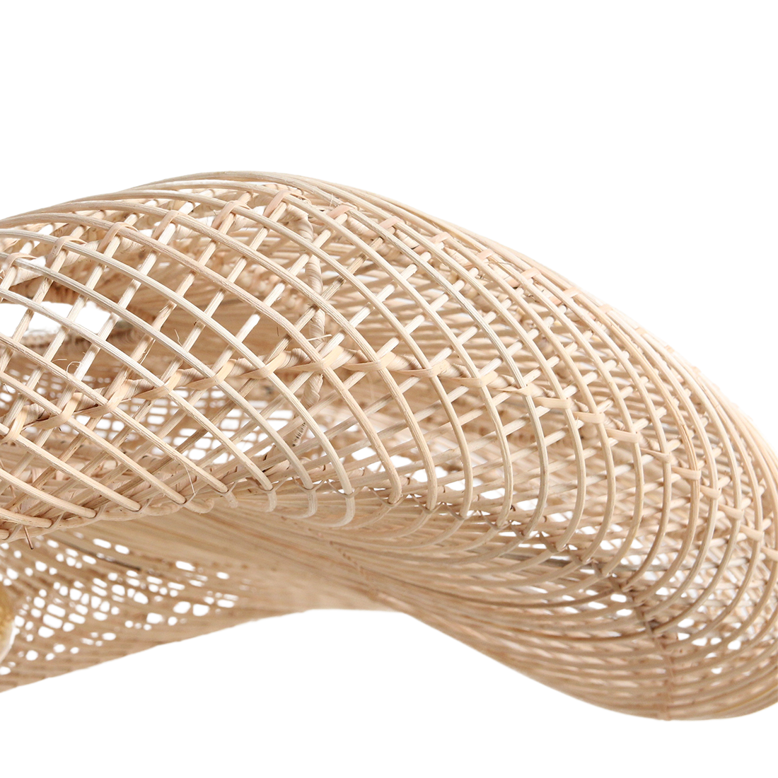 Lámpara de ratán Wave XXL