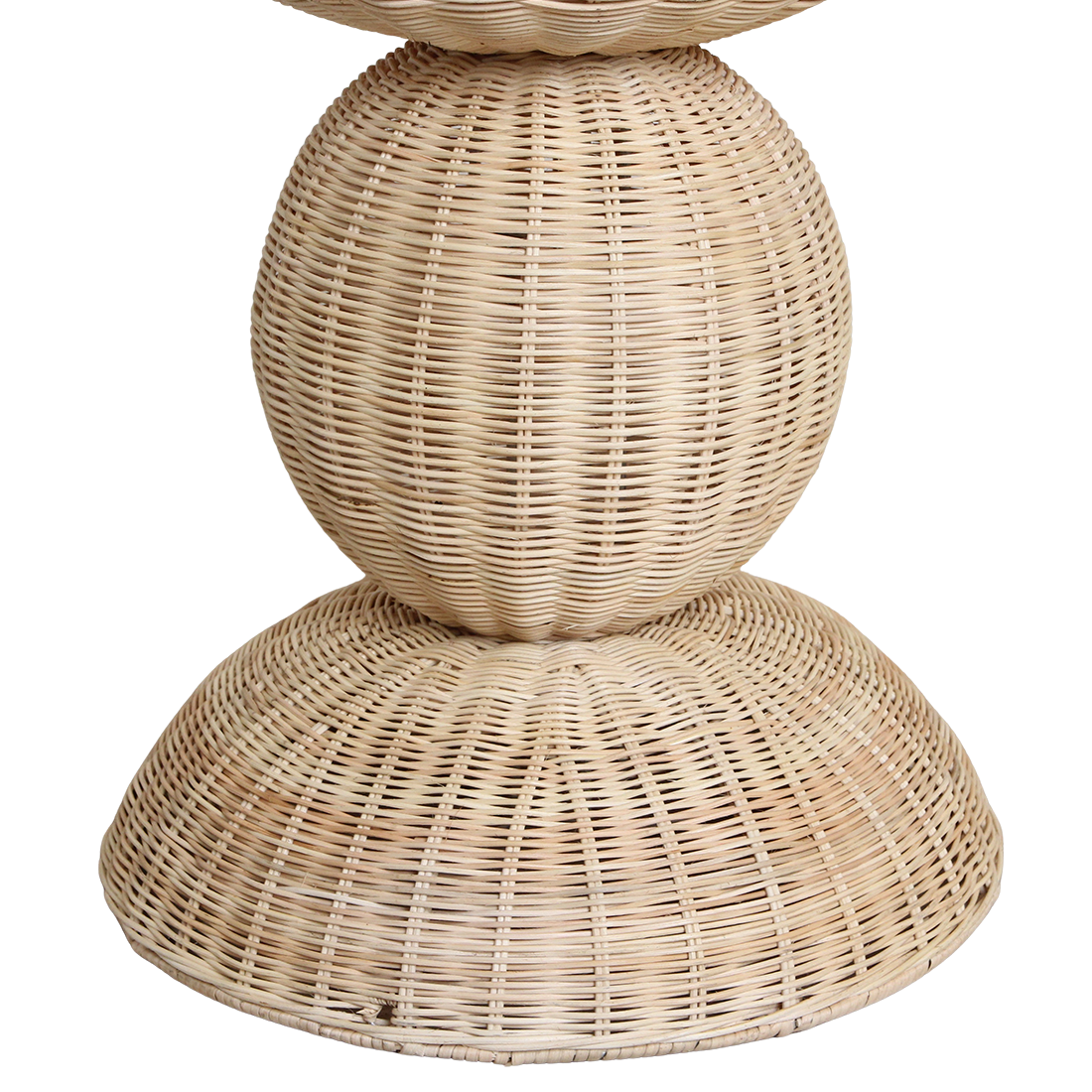 Lámpara de pie Tao de ratán - 140 cm