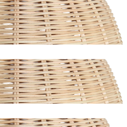 Lámpara de pie Tao de ratán - 140 cm