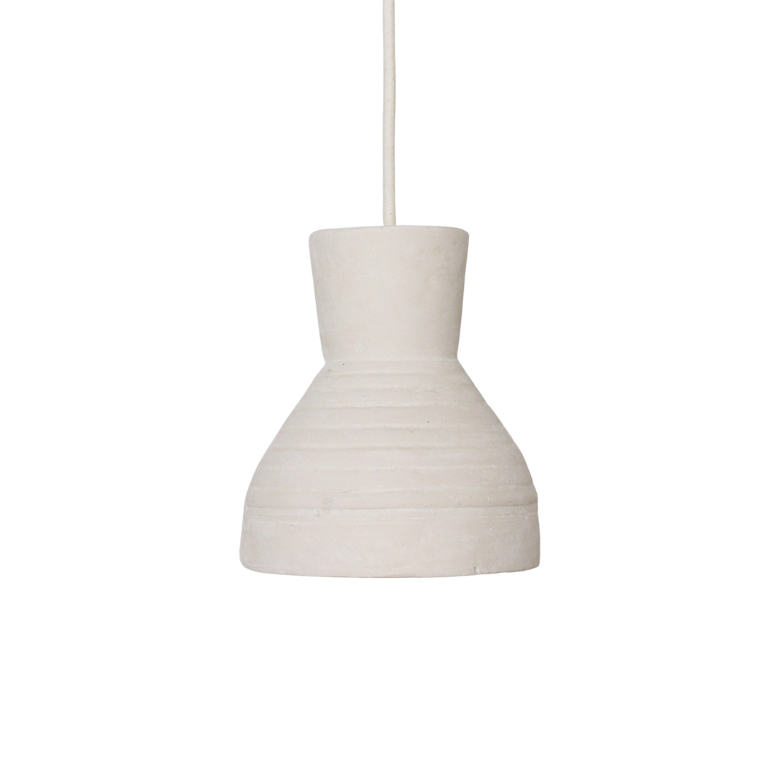 Lámpara colgante de tiza Sukkur - 15x15x17,5 cm