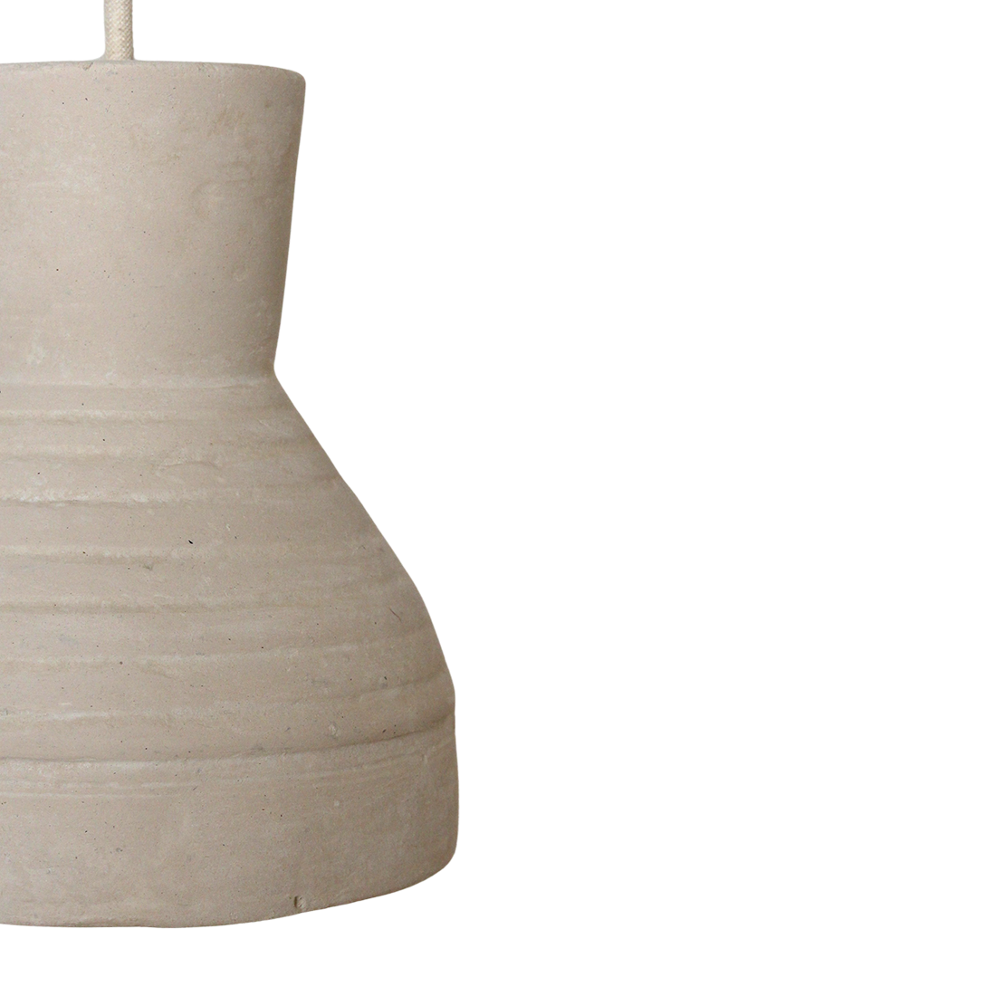 Lámpara colgante de tiza Sukkur - 15x15x17,5 cm