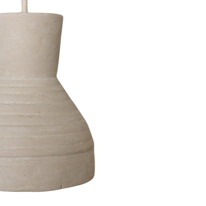 Lámpara colgante de tiza Sukkur - 15x15x17,5 cm