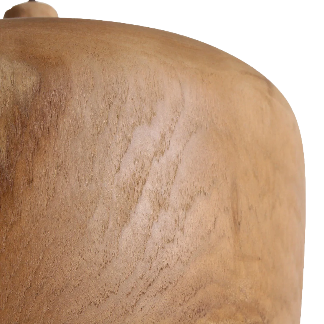 Lámpara colgante Sirocco de teca Dome - Ø 30x20 cm