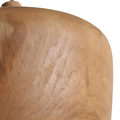 Lámpara colgante Sirocco de teca Dome - Ø 30x20 cm