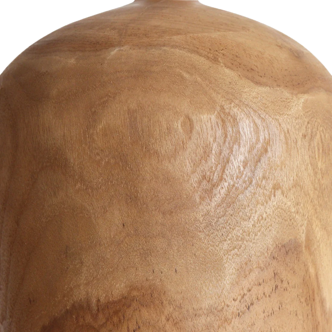 Lámpara colgante Sirocco de teca Bottle - Ø 25x28 cm
