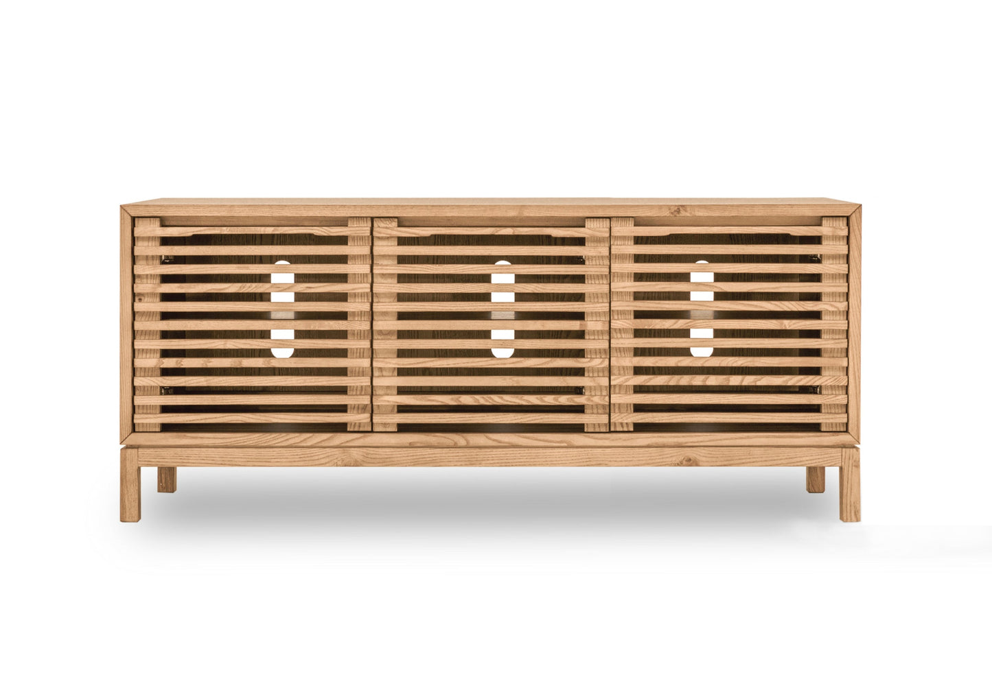 Mueble de TV Tanner de tres puertas color lino