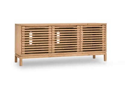 Mueble de TV Tanner de tres puertas color lino