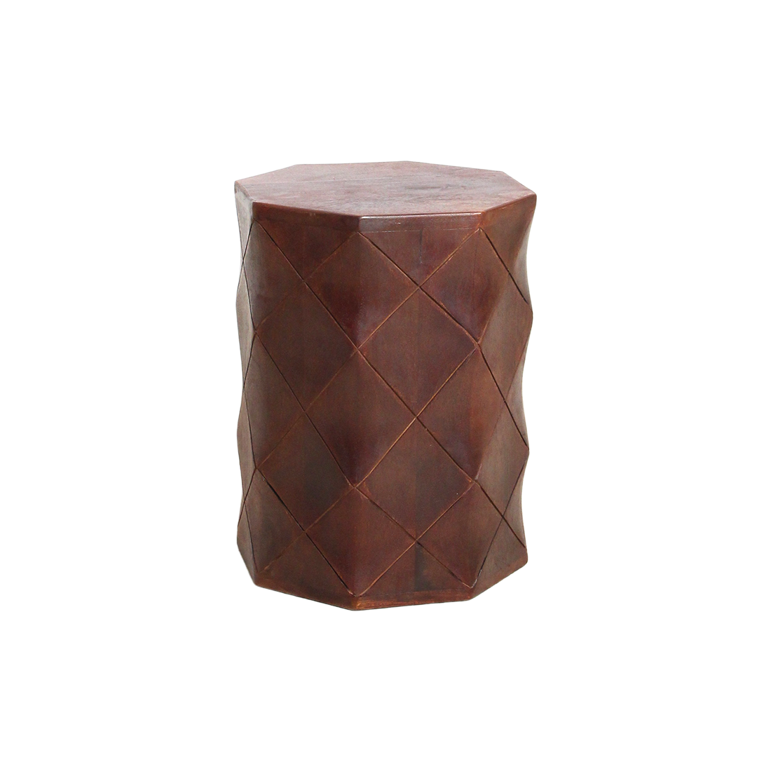 Taburete/mesa auxiliar de madera de mango Pacífico Tonga