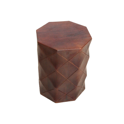 Taburete/mesa auxiliar de madera de mango Pacífico Tonga