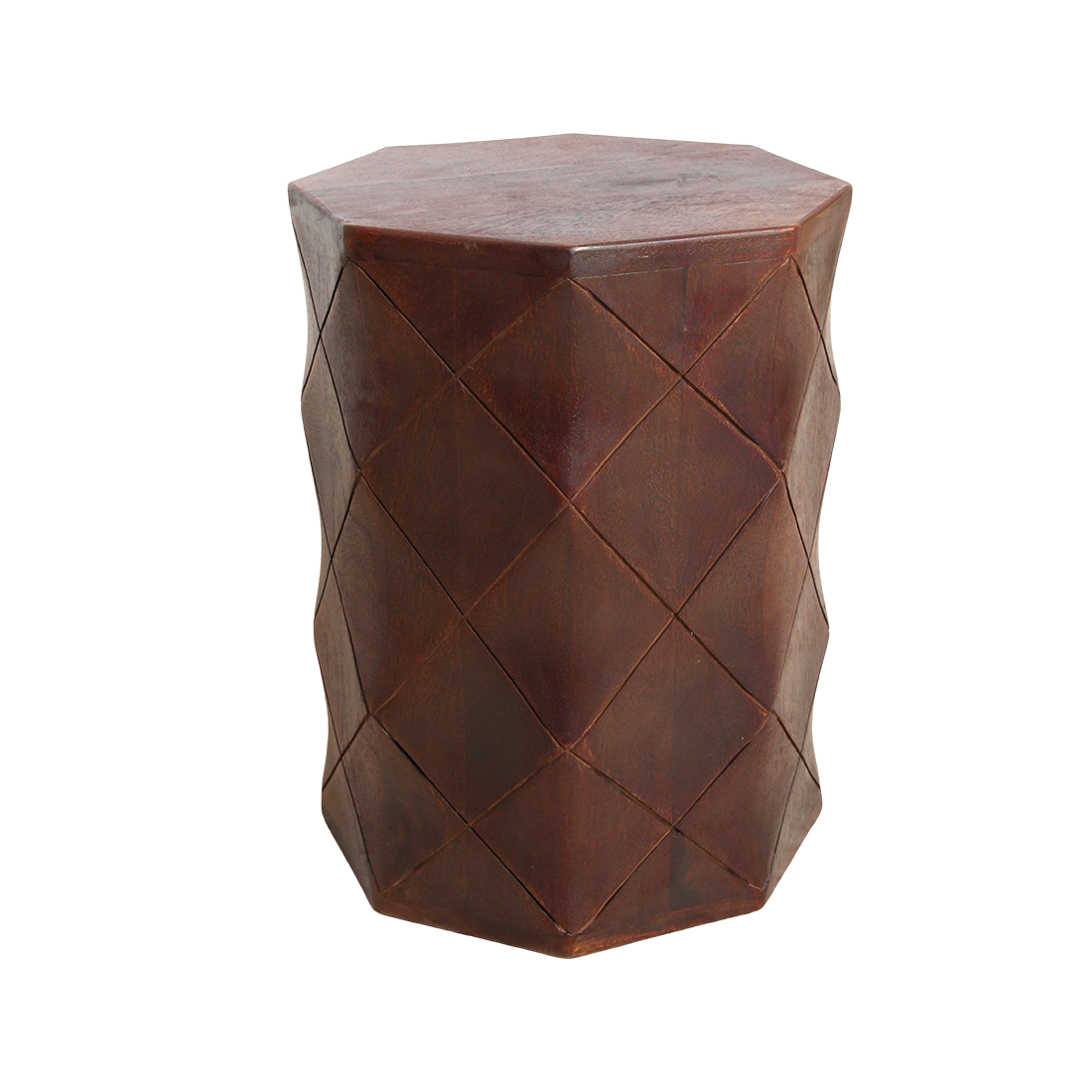 Taburete/mesa auxiliar de madera de mango Pacífico Tonga