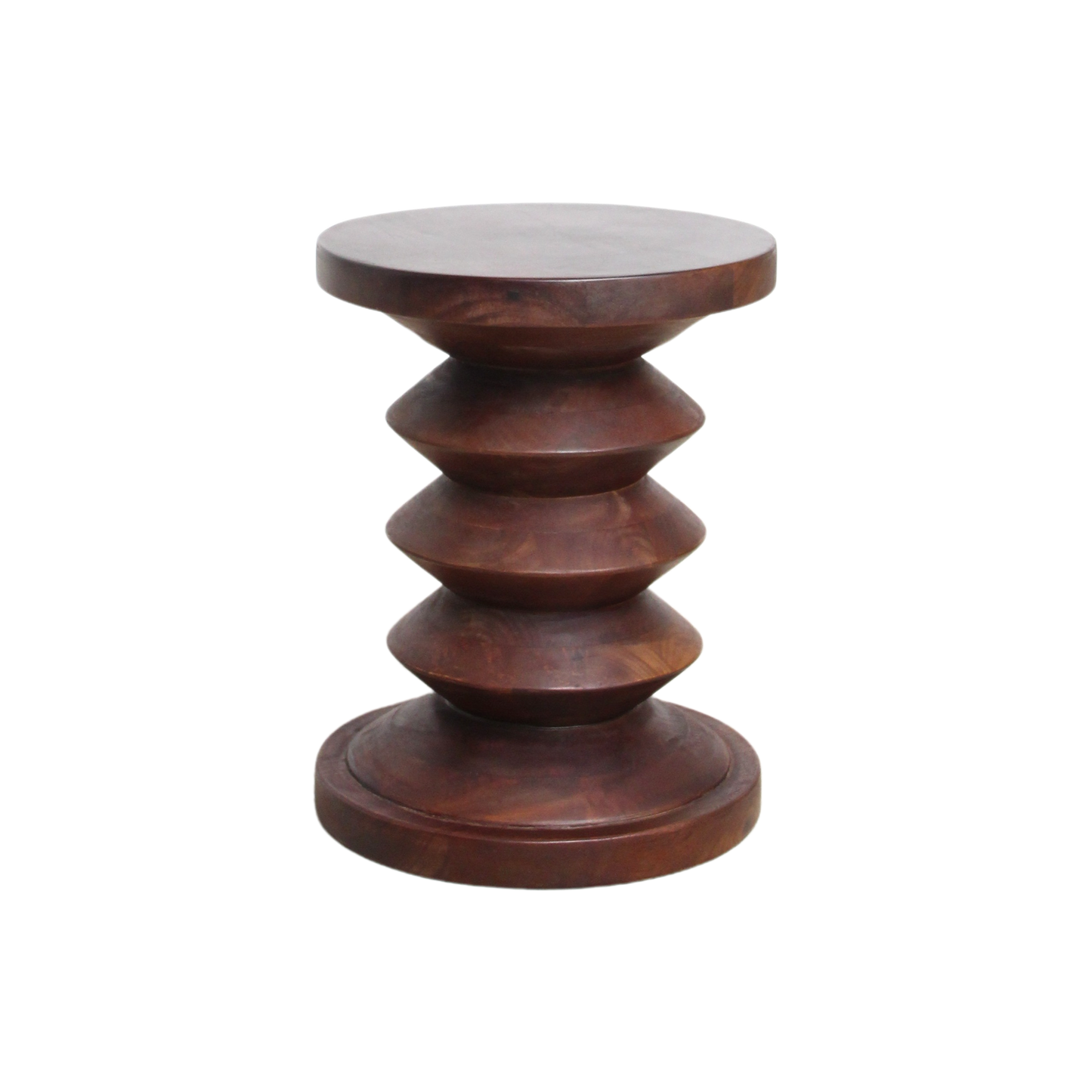 Taburete/mesa auxiliar de madera de mango del Pacífico Kiribati