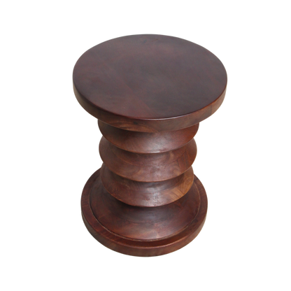Taburete/mesa auxiliar de madera de mango del Pacífico Kiribati