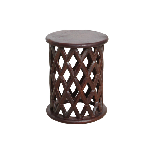 Taburete/mesa auxiliar de madera de mango del Pacífico Palau