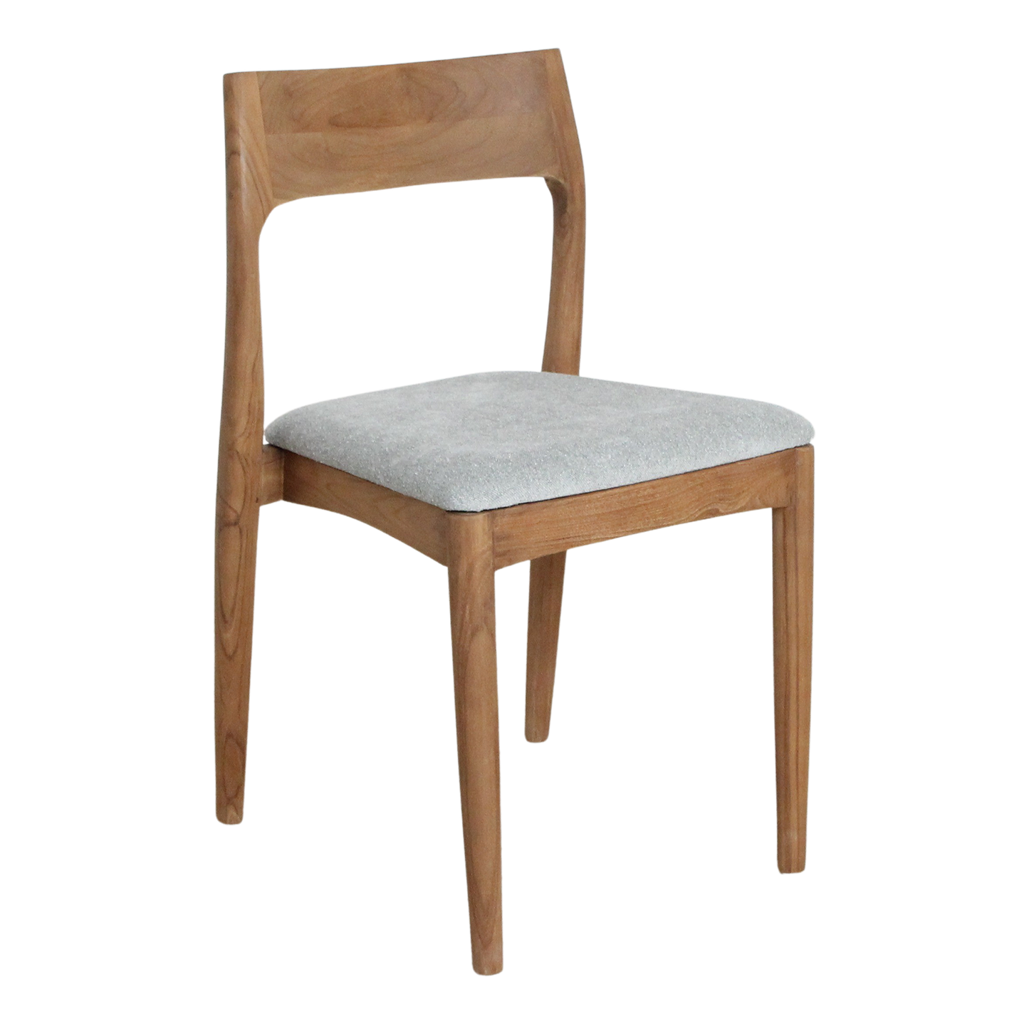 Sillas de comedor Freya de teca verde claro (juego de 2)