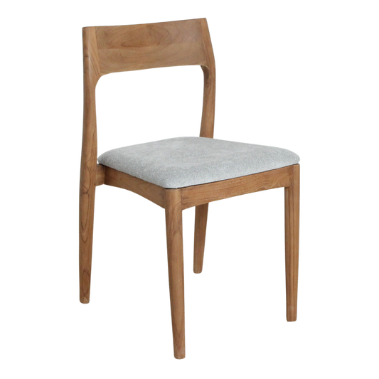 Sillas de comedor Freya de teca verde claro (juego de 2)