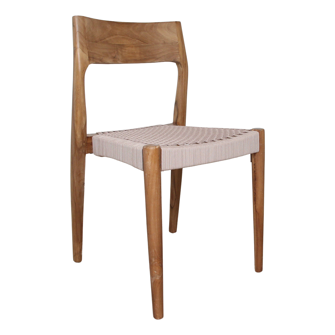 Silla de jardín Freya de teca oscura - natural (juego de 2)