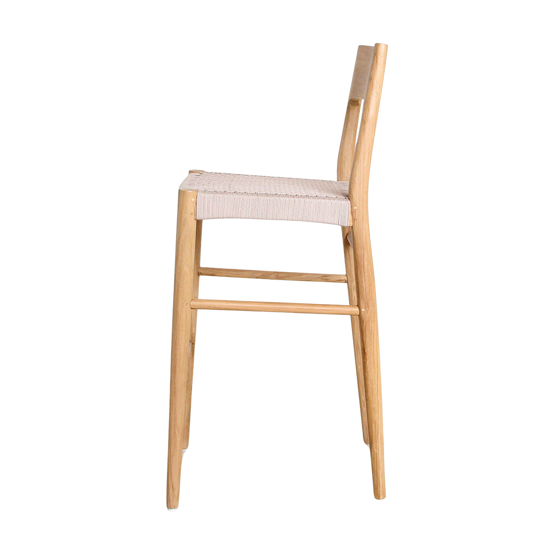 Taburete de bar de teca Freya para exterior