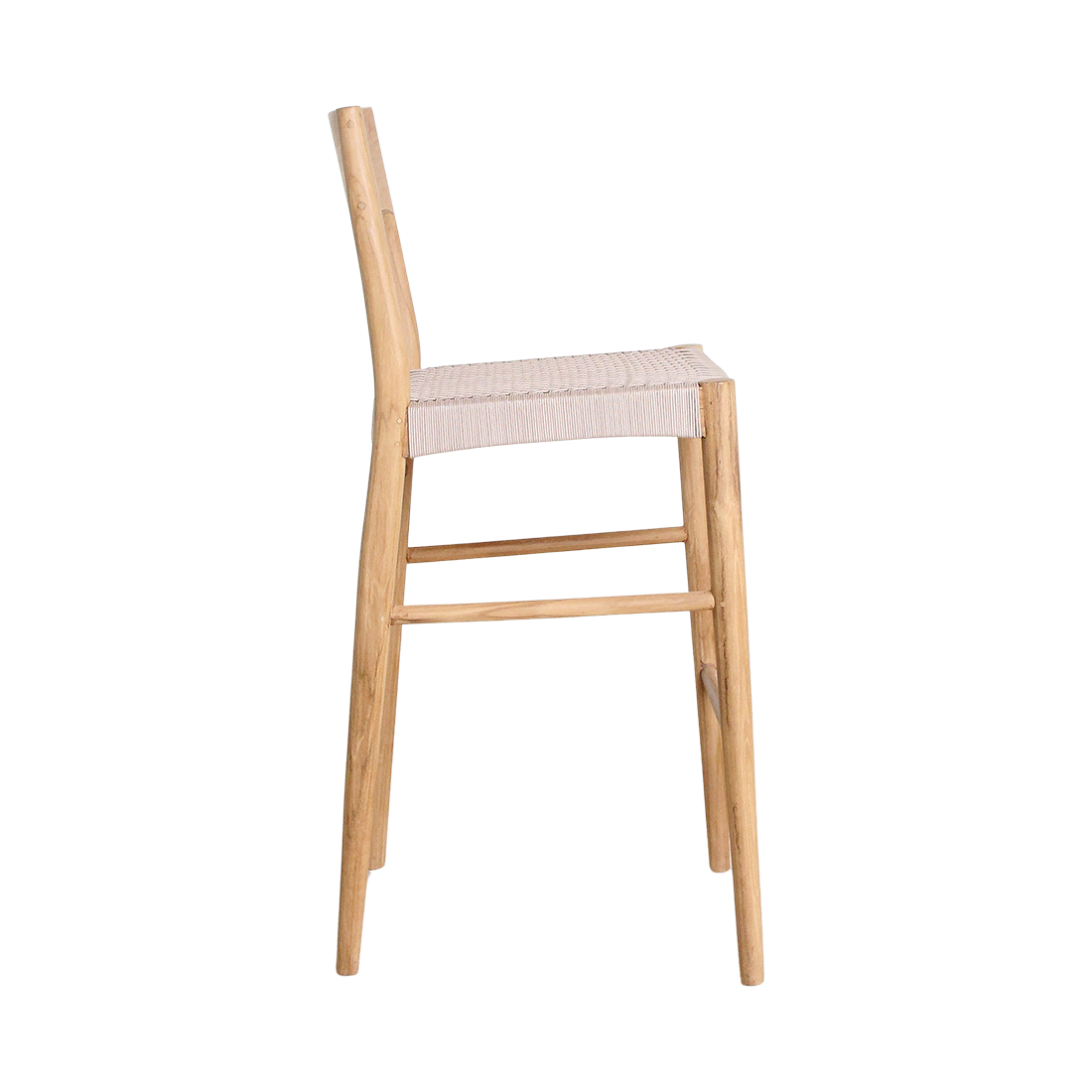 Taburete de bar de teca Freya para exterior