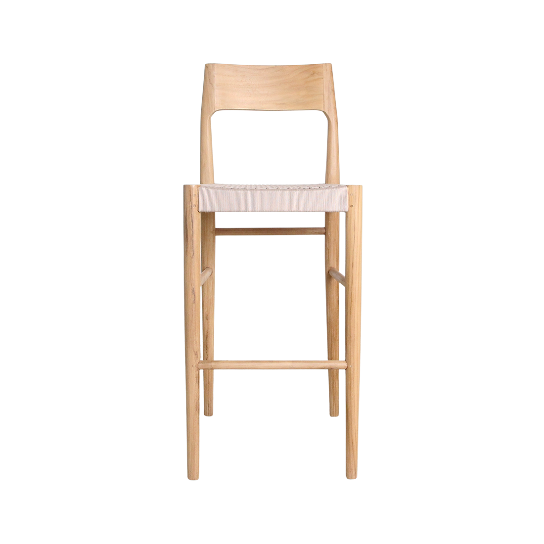 Taburete de bar de teca Freya para exterior