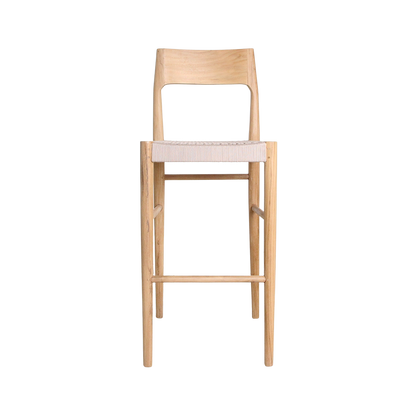 Taburete de bar de teca Freya para exterior
