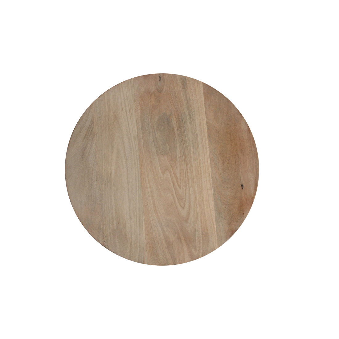 Mesa auxiliar Bullnose invertida natural Ø 50 cm