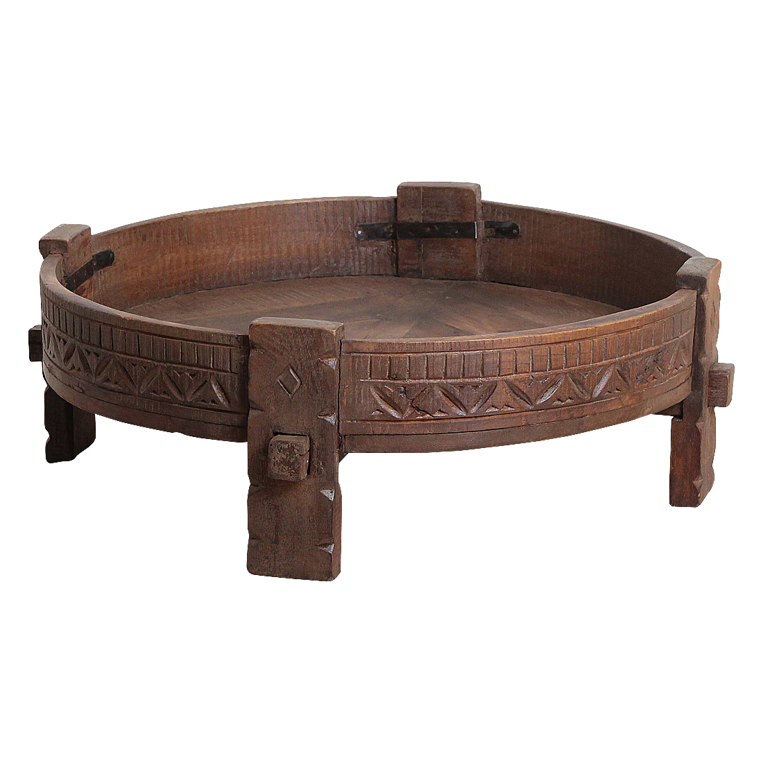 Mesa auxiliar Chakki marrón