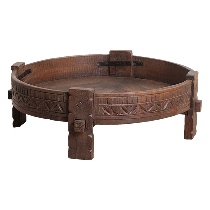Mesa auxiliar Chakki marrón