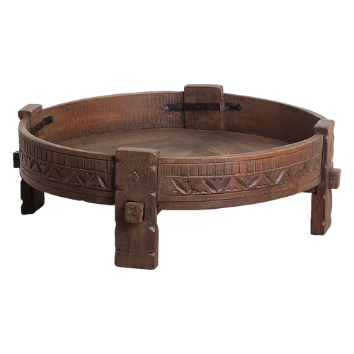 Mesa auxiliar Chakki marrón