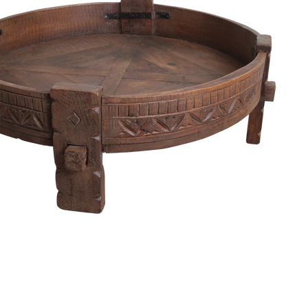 Mesa auxiliar Chakki marrón