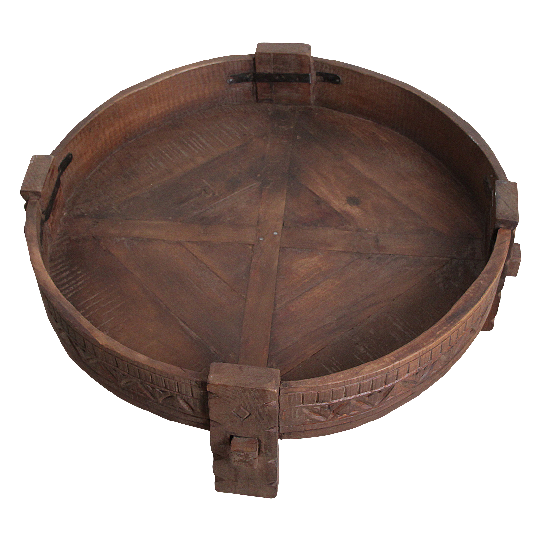 Mesa auxiliar Chakki marrón