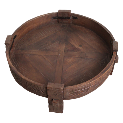 Mesa auxiliar Chakki marrón