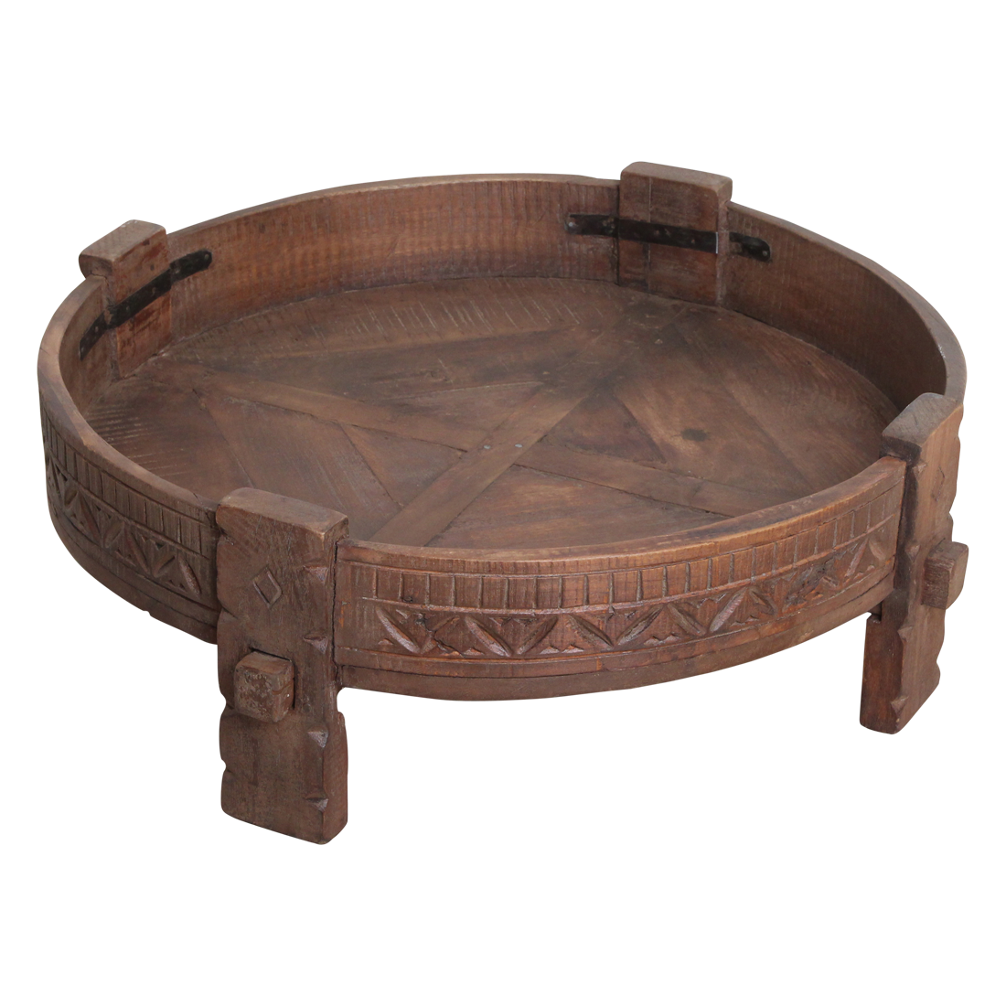 Mesa auxiliar Chakki marrón
