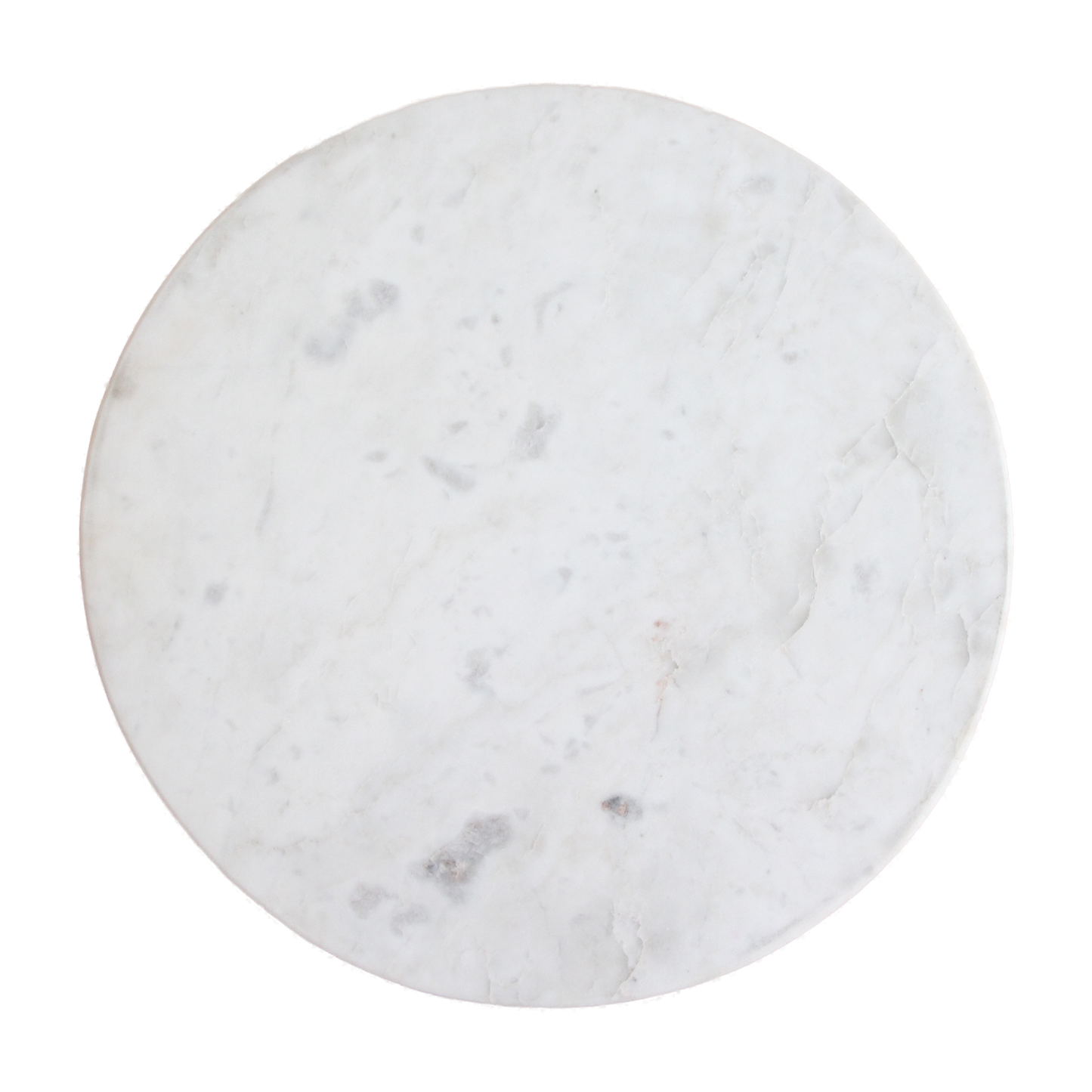 Mesa auxiliar de mármol Malacca - blanco