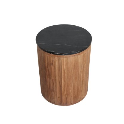 Mesa auxiliar de mármol Langkawi - negro