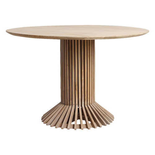 Mesa de comedor redonda de teca Eiffel - Ø 120 cm