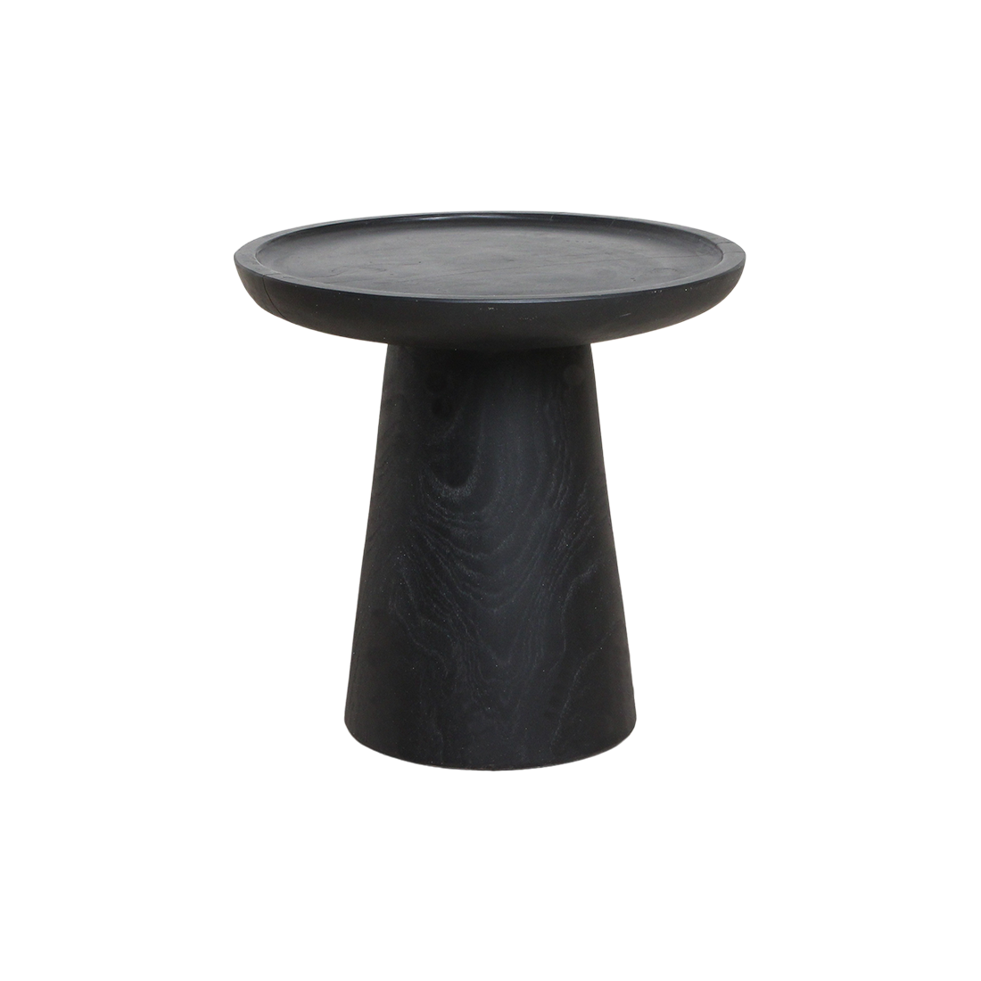 Mesa auxiliar de teca negra Dusk - negra