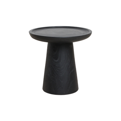 Mesa auxiliar de teca negra Dusk - negra