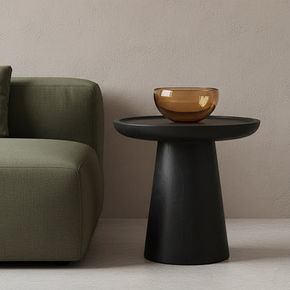 Mesa auxiliar de teca negra Dusk - negra