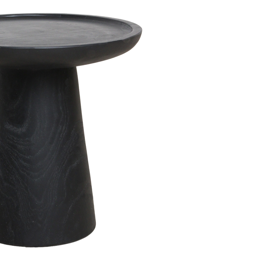 Mesa auxiliar de teca negra Dusk - negra