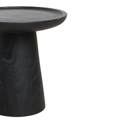 Mesa auxiliar de teca negra Dusk - negra