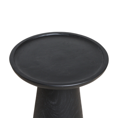 Mesa auxiliar de teca negra Dusk - negra