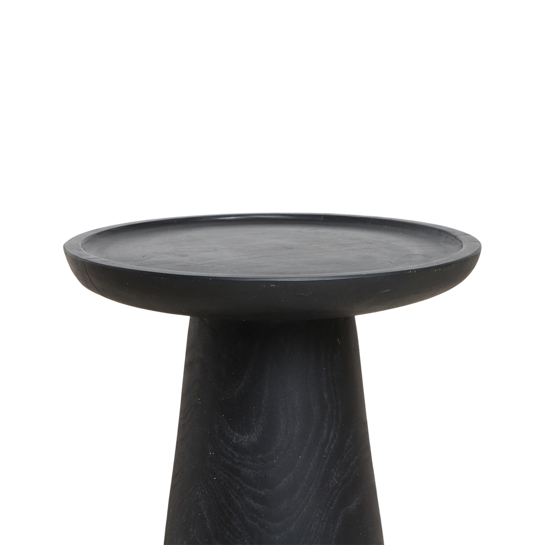 Mesa auxiliar de teca negra Dusk - negra