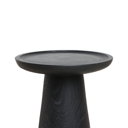 Mesa auxiliar de teca negra Dusk - negra