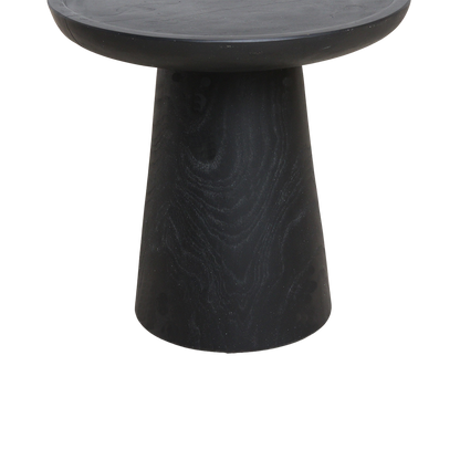 Mesa auxiliar de teca negra Dusk - negra