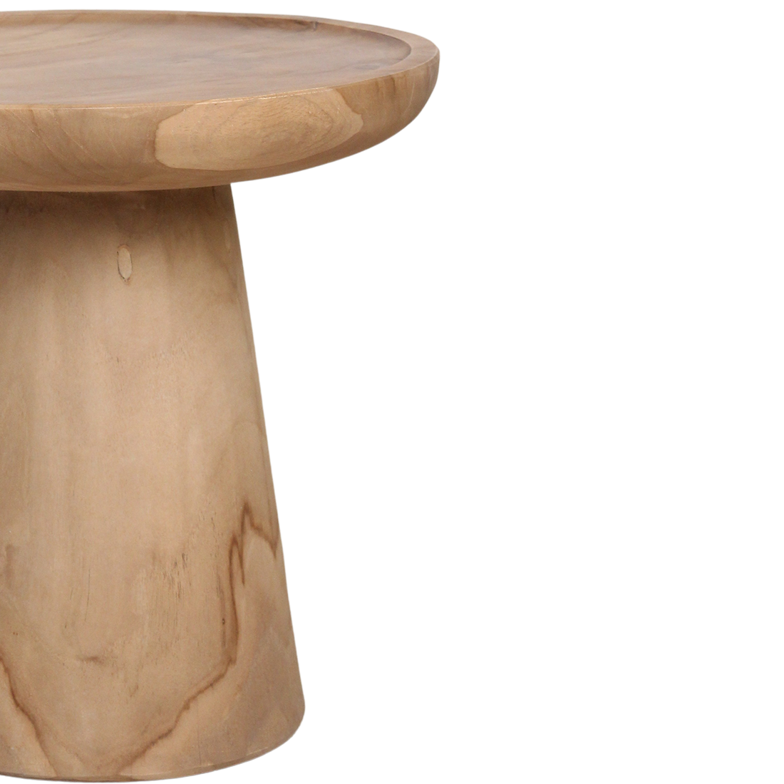 Mesa auxiliar de teca Nero Ray - teca natural