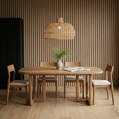 Mesa de comedor Winter de teca - 200 cm
