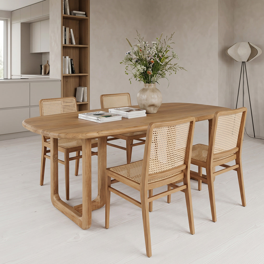 Mesa de comedor de teca Winter - 240 cm