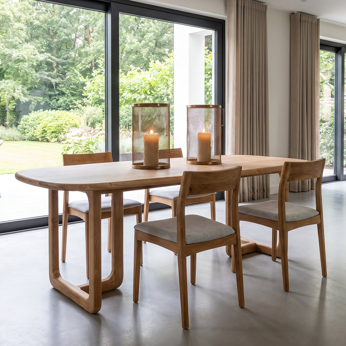 Mesa de comedor de teca Winter - 240 cm