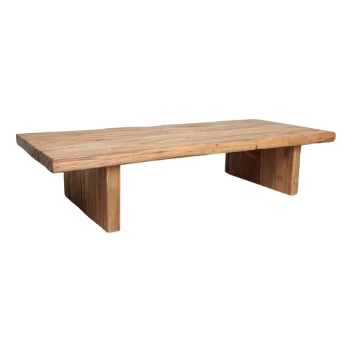 Mesa de centro de teca - FSC reciclado - 140x60x30 cm