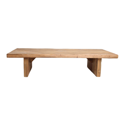 Mesa de centro de teca - FSC reciclado - 140x60x30 cm